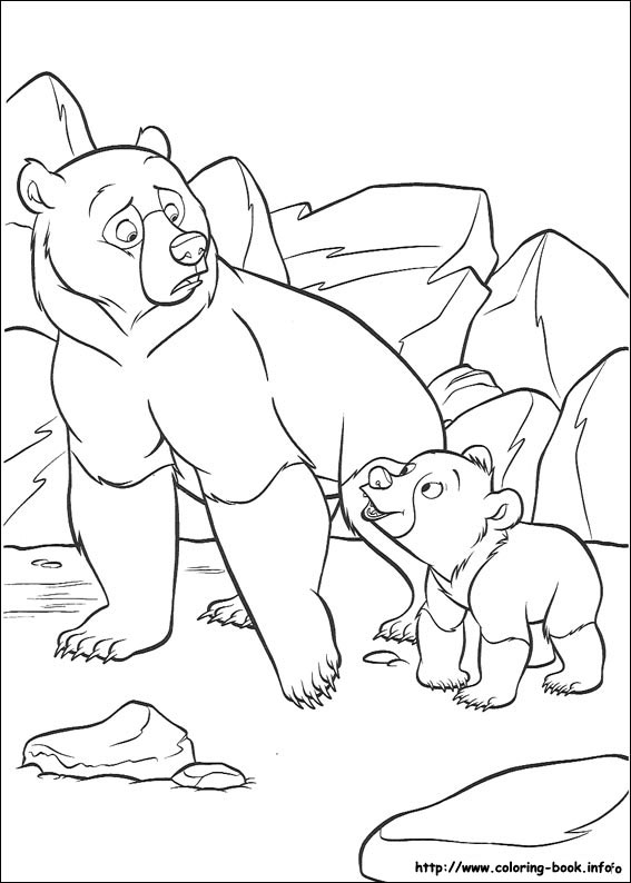 Brother Bear coloring picture